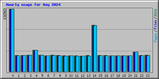 Hourly usage for May 2024